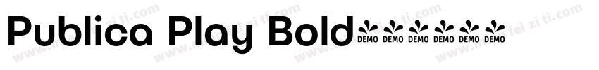 Publica Play Bold字体转换